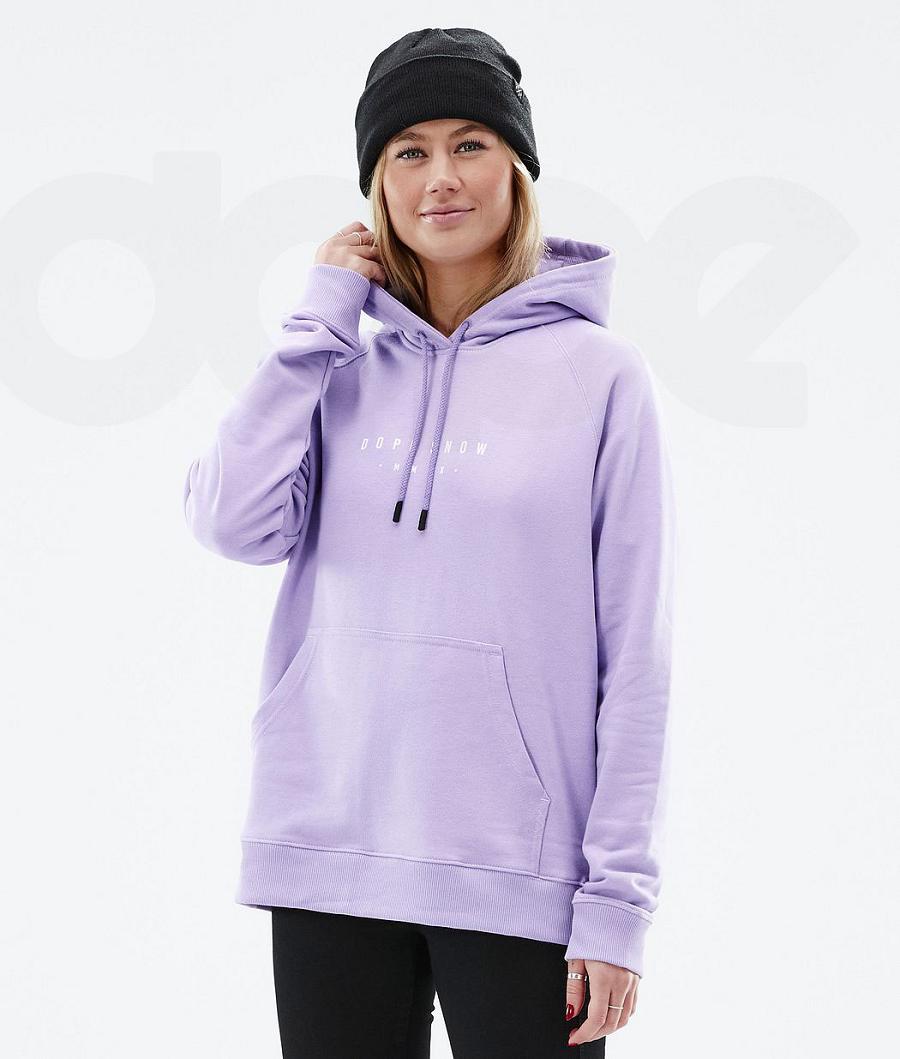 Sudadera Con Capucha Dope Common W Range Mujer Moradas | ESNB3837