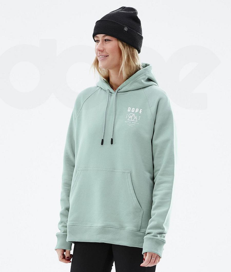 Sudadera Con Capucha Dope Common W Summit Mujer Verde | ESFM3840