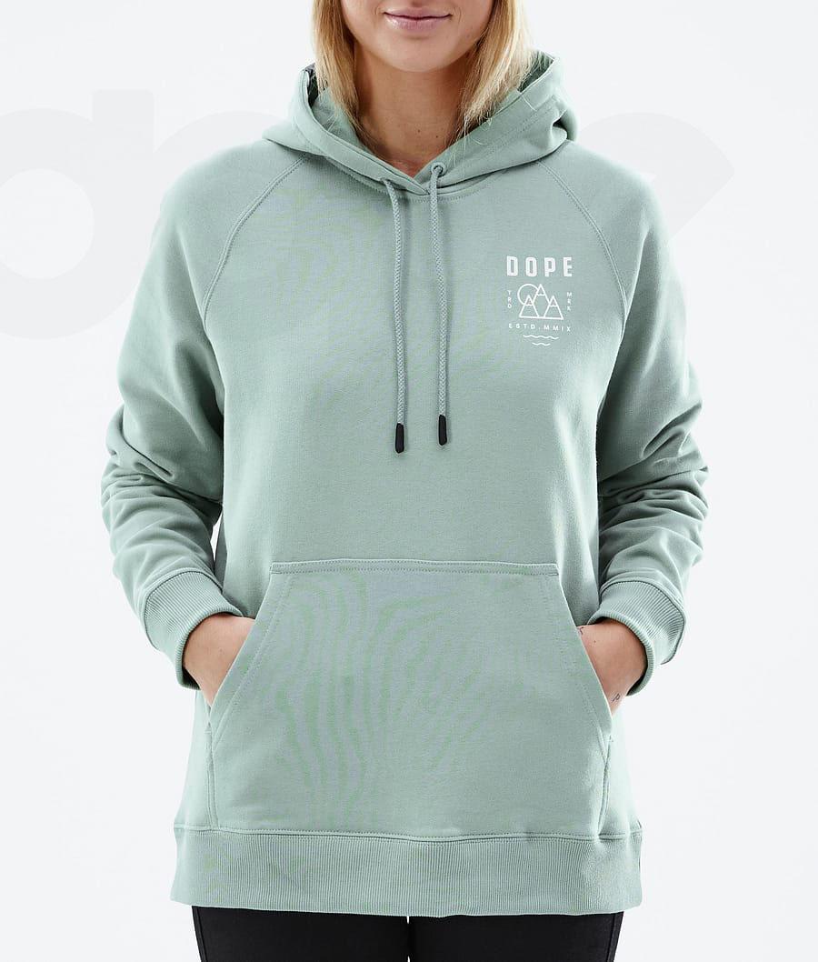 Sudadera Con Capucha Dope Common W Summit Mujer Verde | ESFM3840