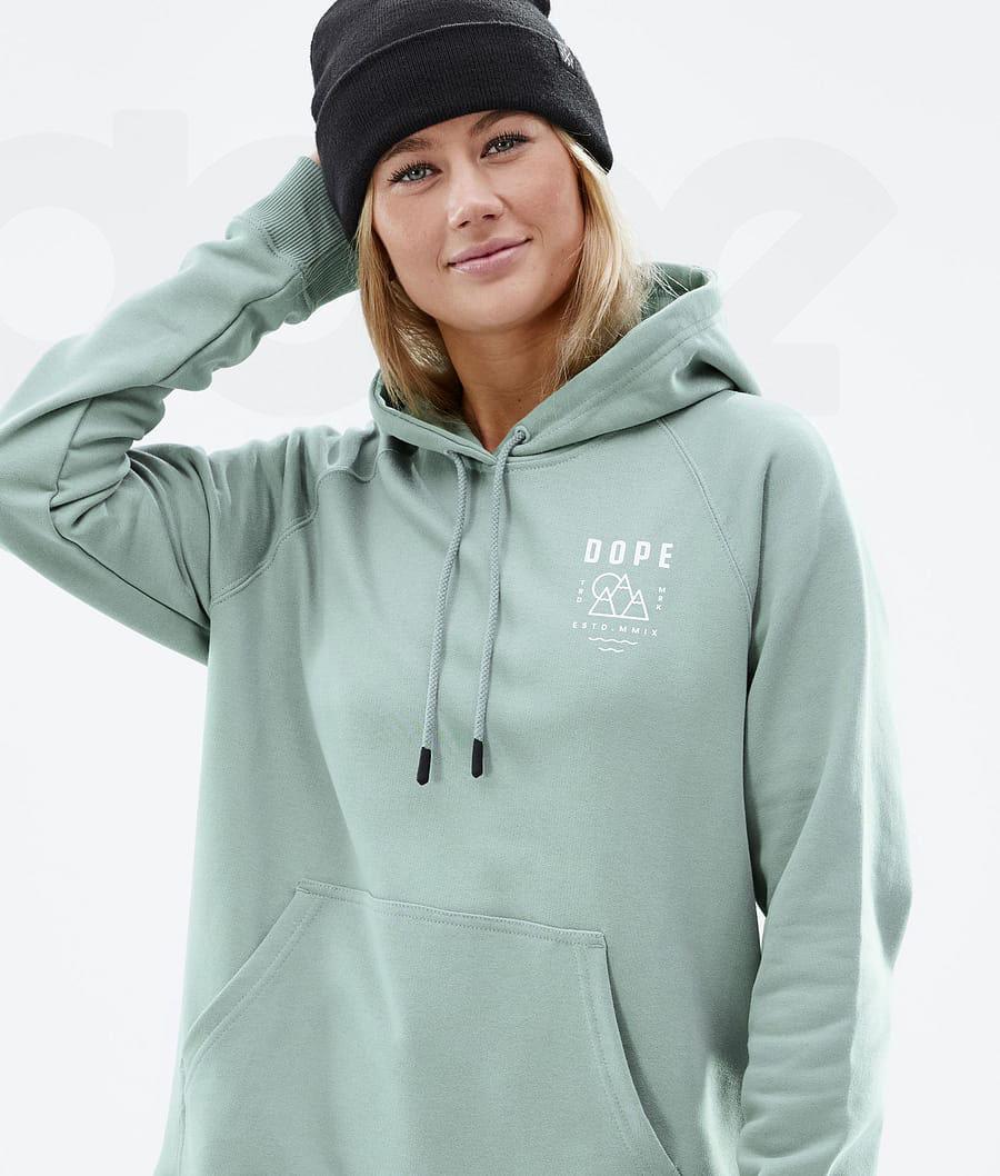 Sudadera Con Capucha Dope Common W Summit Mujer Verde | ESFM3840