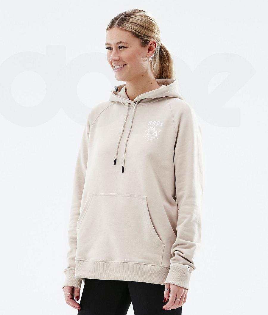 Sudadera Con Capucha Dope Common W Summit Mujer Marrones | ESGL3839