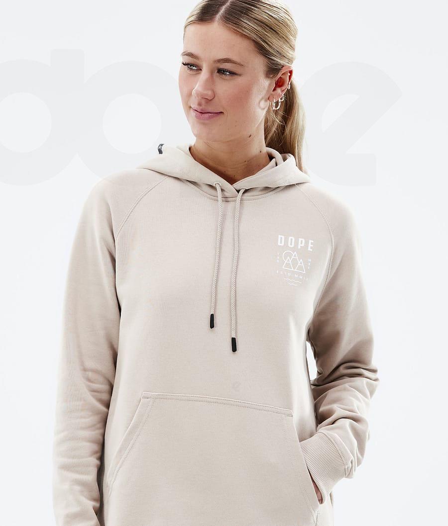 Sudadera Con Capucha Dope Common W Summit Mujer Marrones | ESGL3839