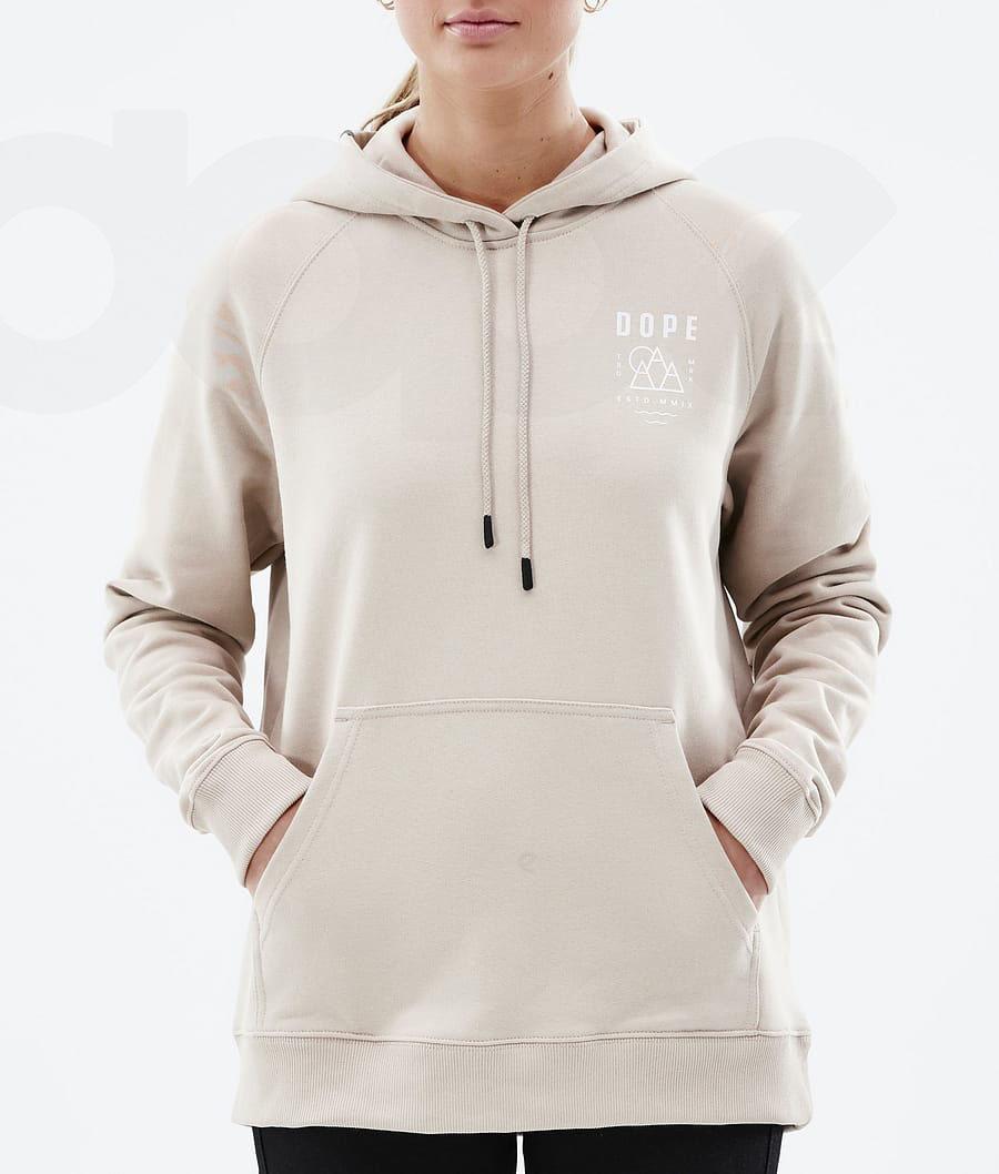 Sudadera Con Capucha Dope Common W Summit Mujer Marrones | ESGL3839