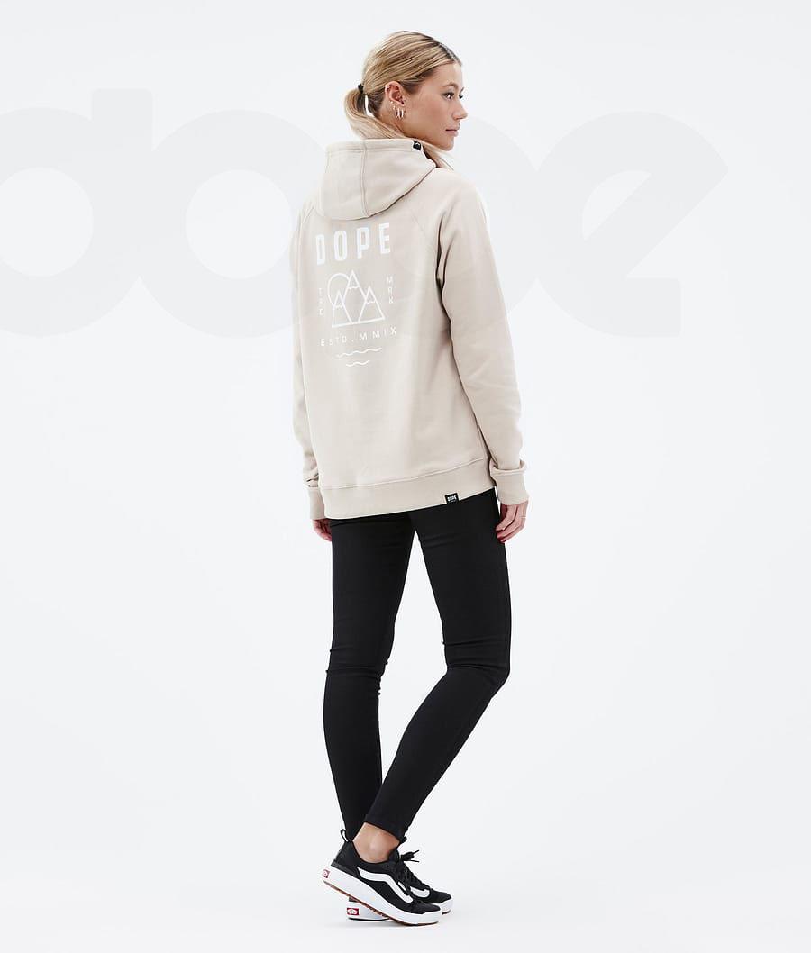 Sudadera Con Capucha Dope Common W Summit Mujer Marrones | ESGL3839