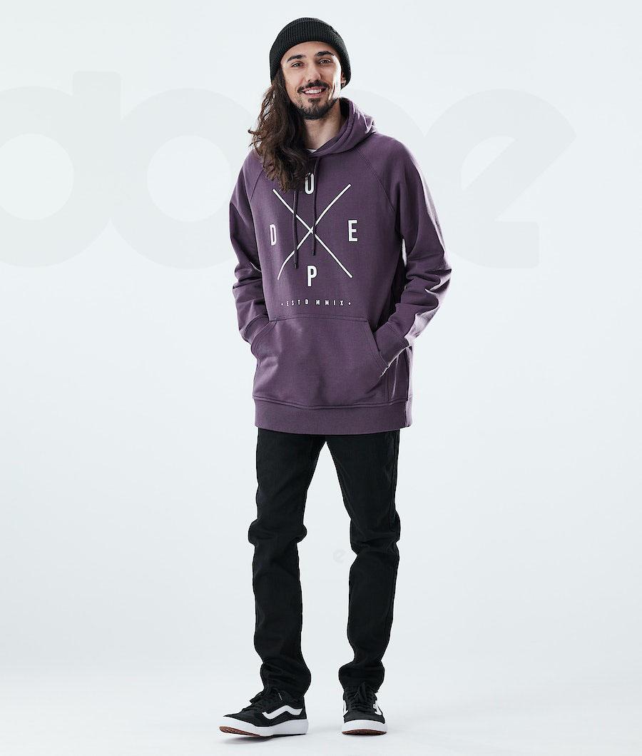 Sudadera Con Capucha Dope Daily 2X-UP Hombre Moradas | ESQZ3011