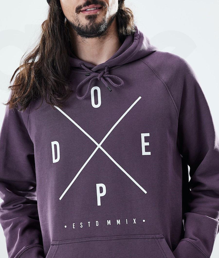 Sudadera Con Capucha Dope Daily 2X-UP Hombre Moradas | ESQZ3011