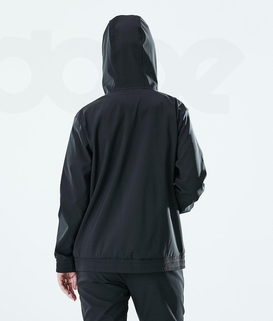 Sudadera Con Capucha Dope Flight W Full Zip Mujer Negras | ESAP3843