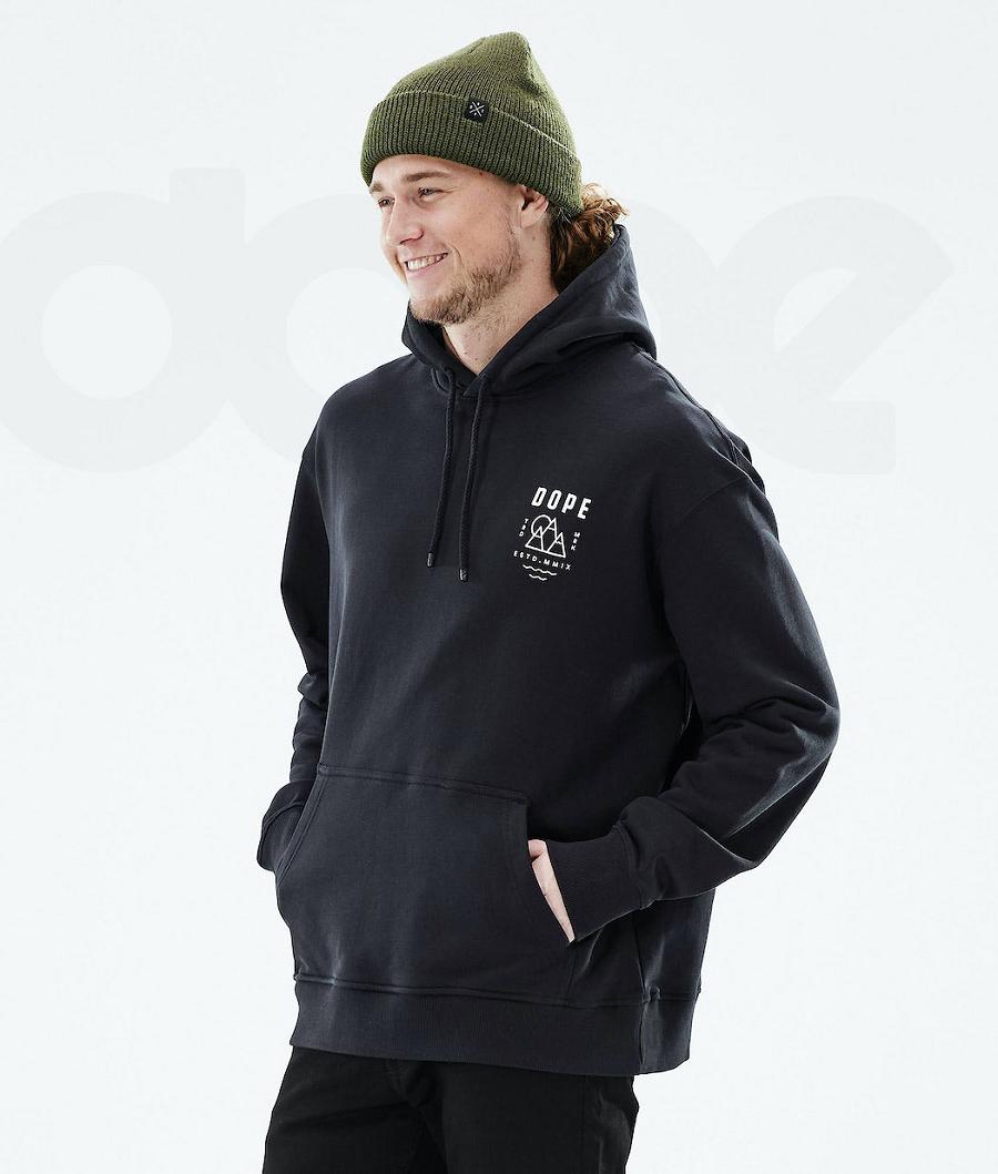 Sudadera Con Capucha Dope Ozed Hombre Negras | ESFM3024