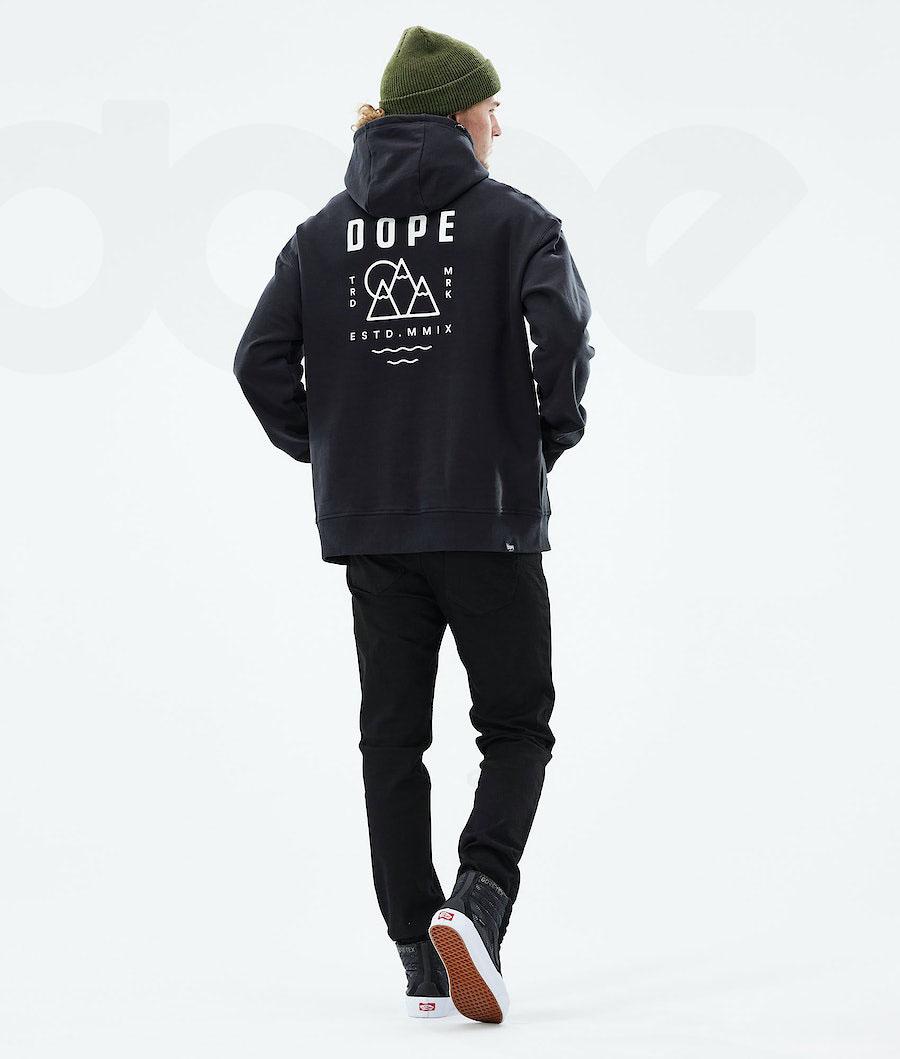 Sudadera Con Capucha Dope Ozed Hombre Negras | ESFM3024