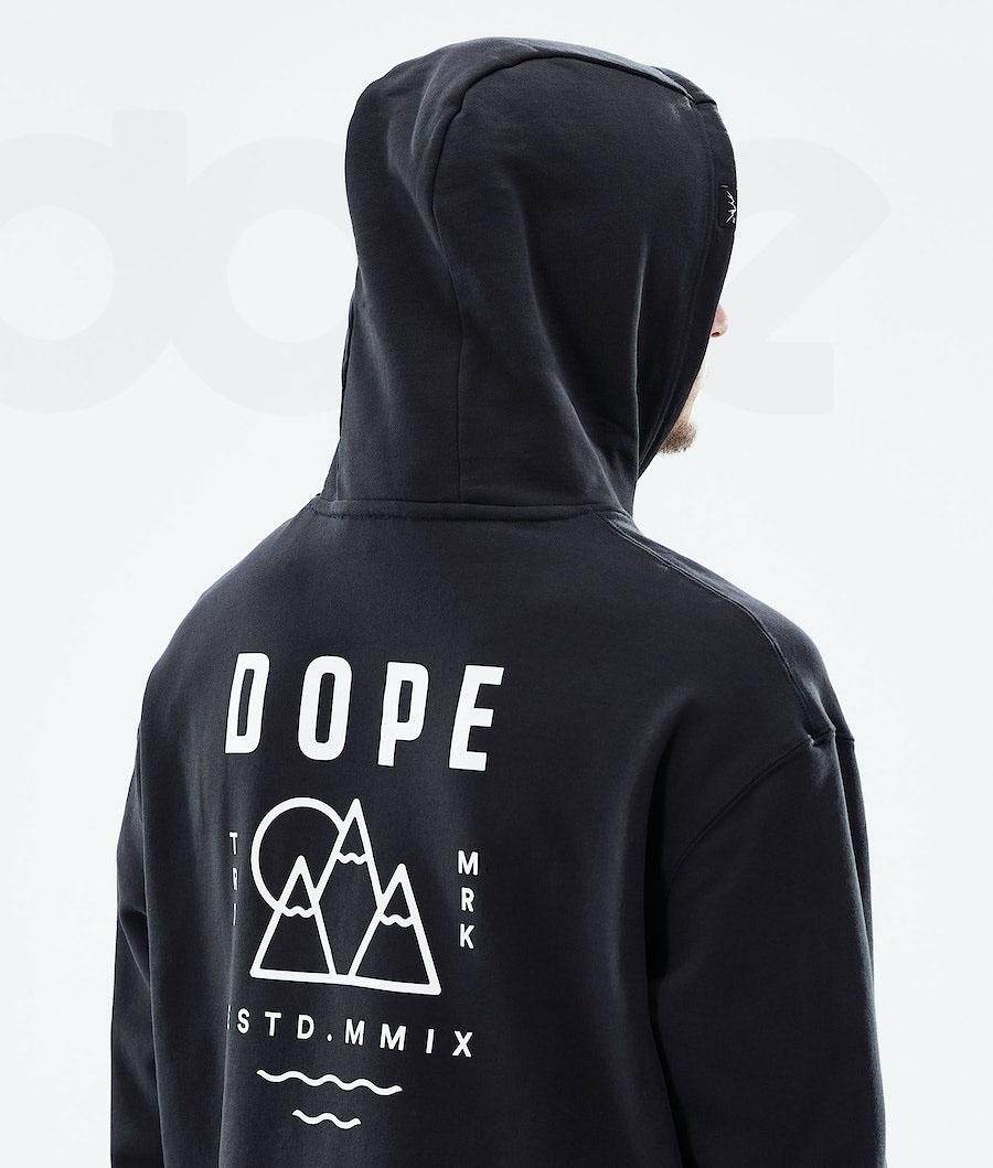 Sudadera Con Capucha Dope Ozed Hombre Negras | ESFM3024