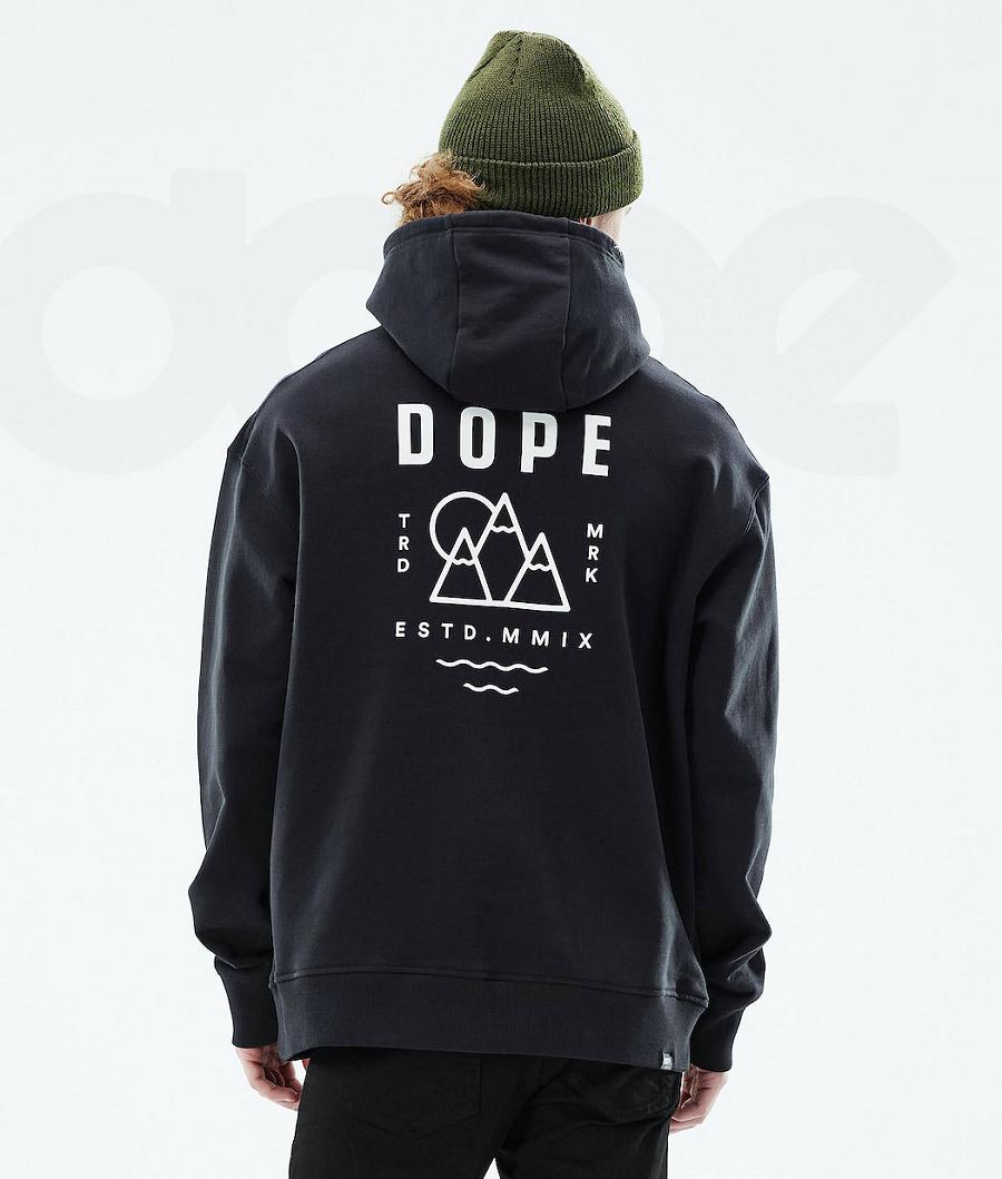 Sudadera Con Capucha Dope Ozed Hombre Negras | ESFM3024