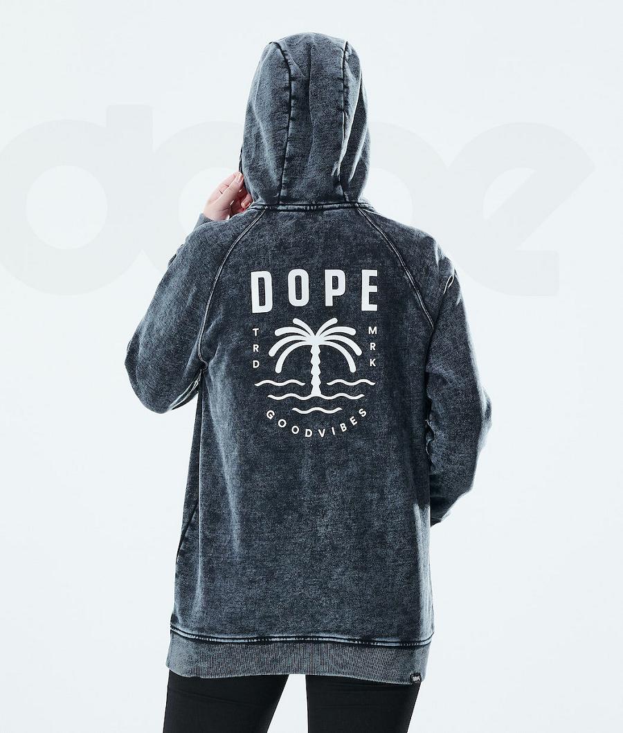 Sudadera Con Capucha Dope Regular Palm Mujer Negras | ESPQ3851