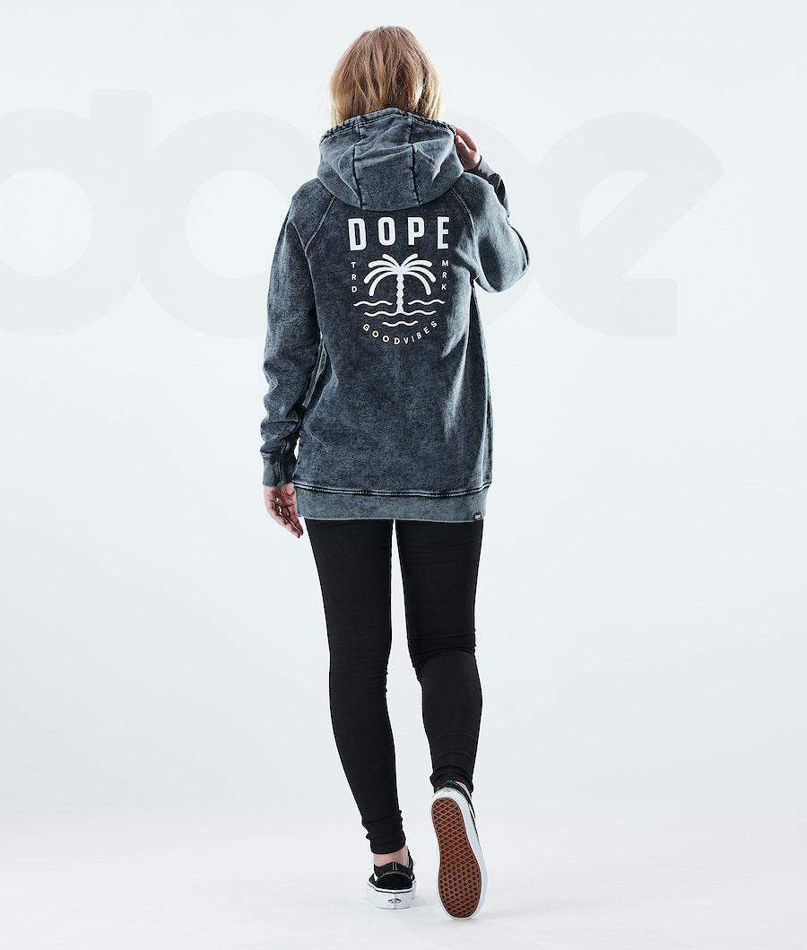 Sudadera Con Capucha Dope Regular Palm Mujer Negras | ESPQ3851